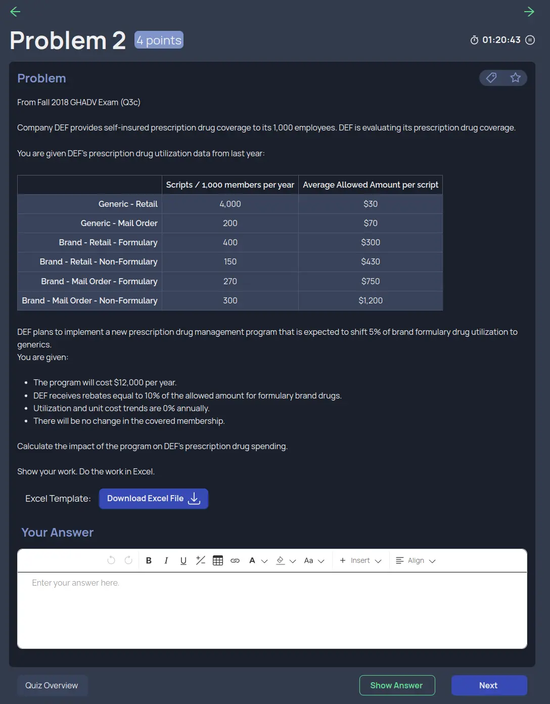 screenshot of math question